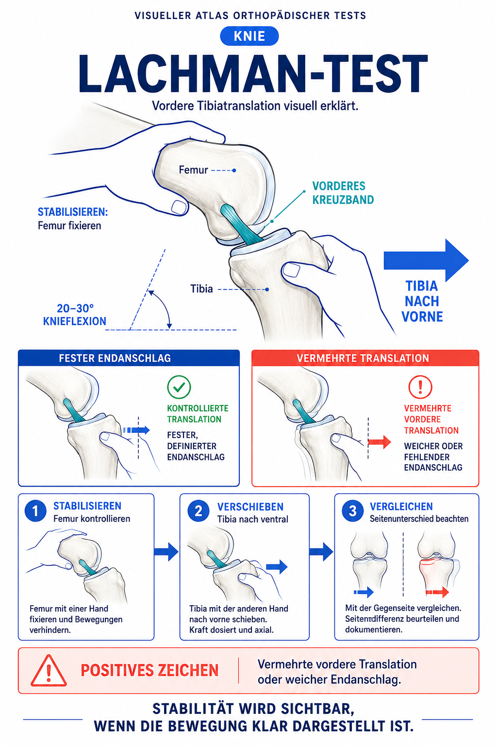LACHMAN-TEST – Knie